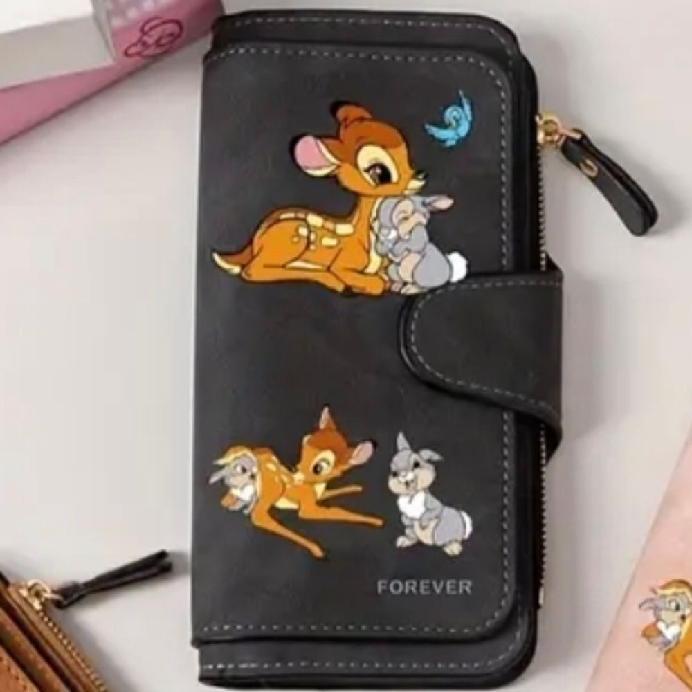 Disneys Bambi Black Wallet